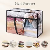 Lifewit 4 Pack 60L Clear Plastic Storage Bags with Handles view 4