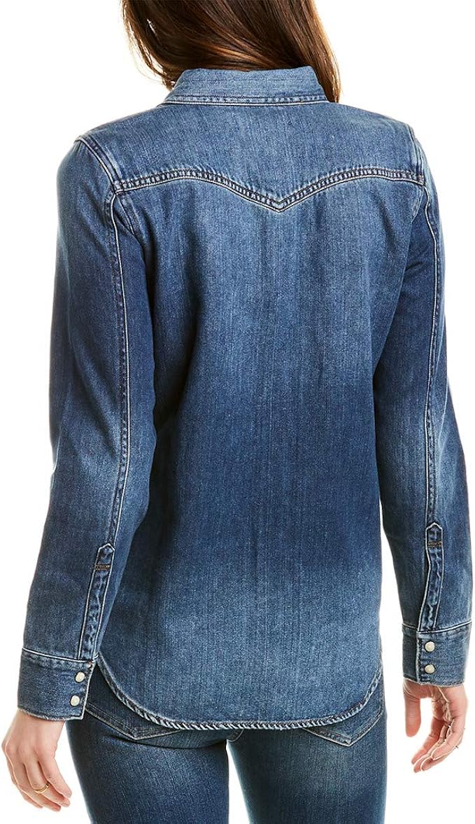 madewell denim western shirt