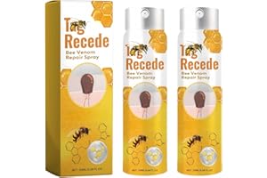 Jefuzh (2 Pcs*20 ml) Tag Recede Bee Venom Spray for Women and Men Natural Bee Venom for All Skin Types