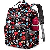 Gatycallaty Large Backpack Purse for Women - 10.6"L x 7.6"W x 16.4"H, 20L Capacity, 2 Compartments and 12 Pockets, Holds up to 15.6" Laptop