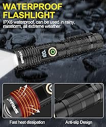 Spriak Rechargeable Flashlight High Lumens-Super