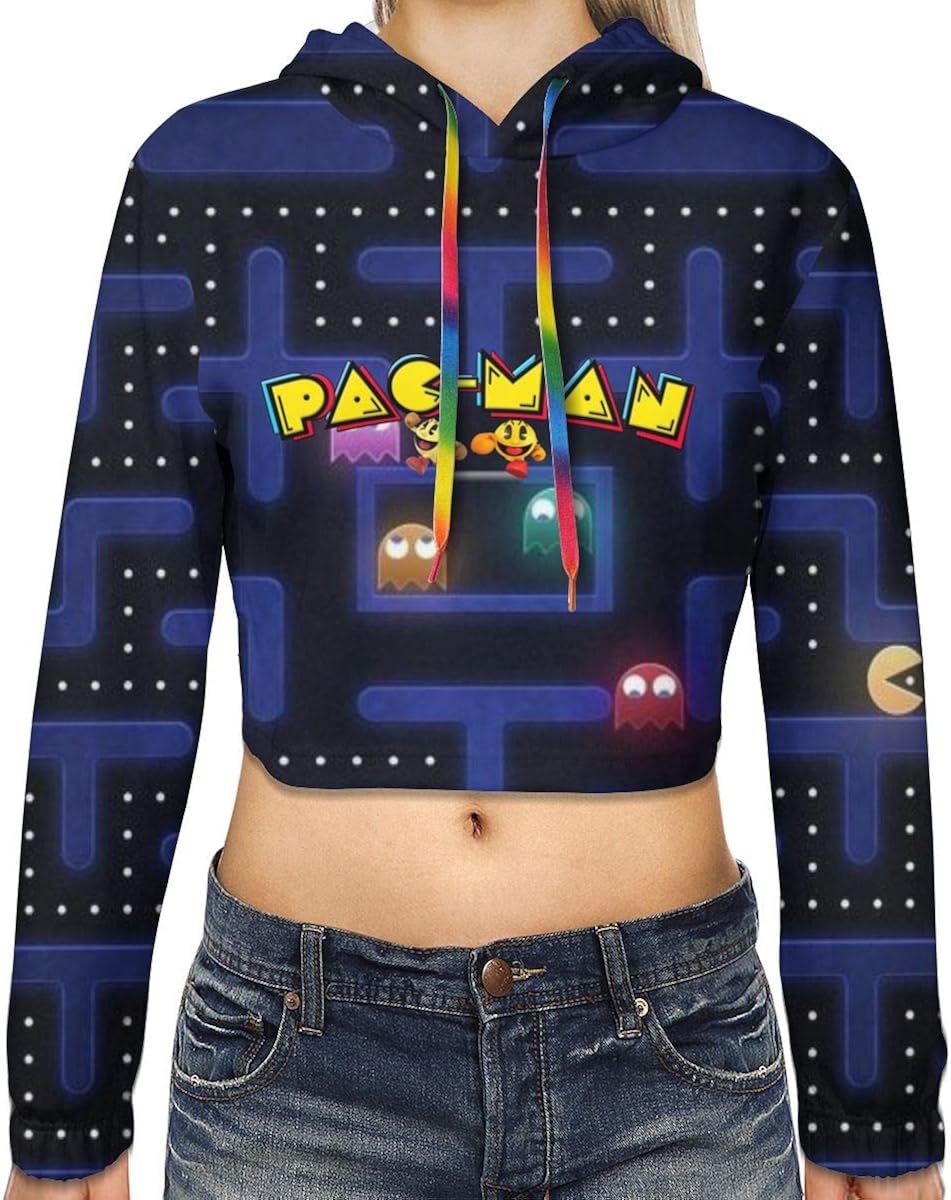 cropped hoodie drawstring