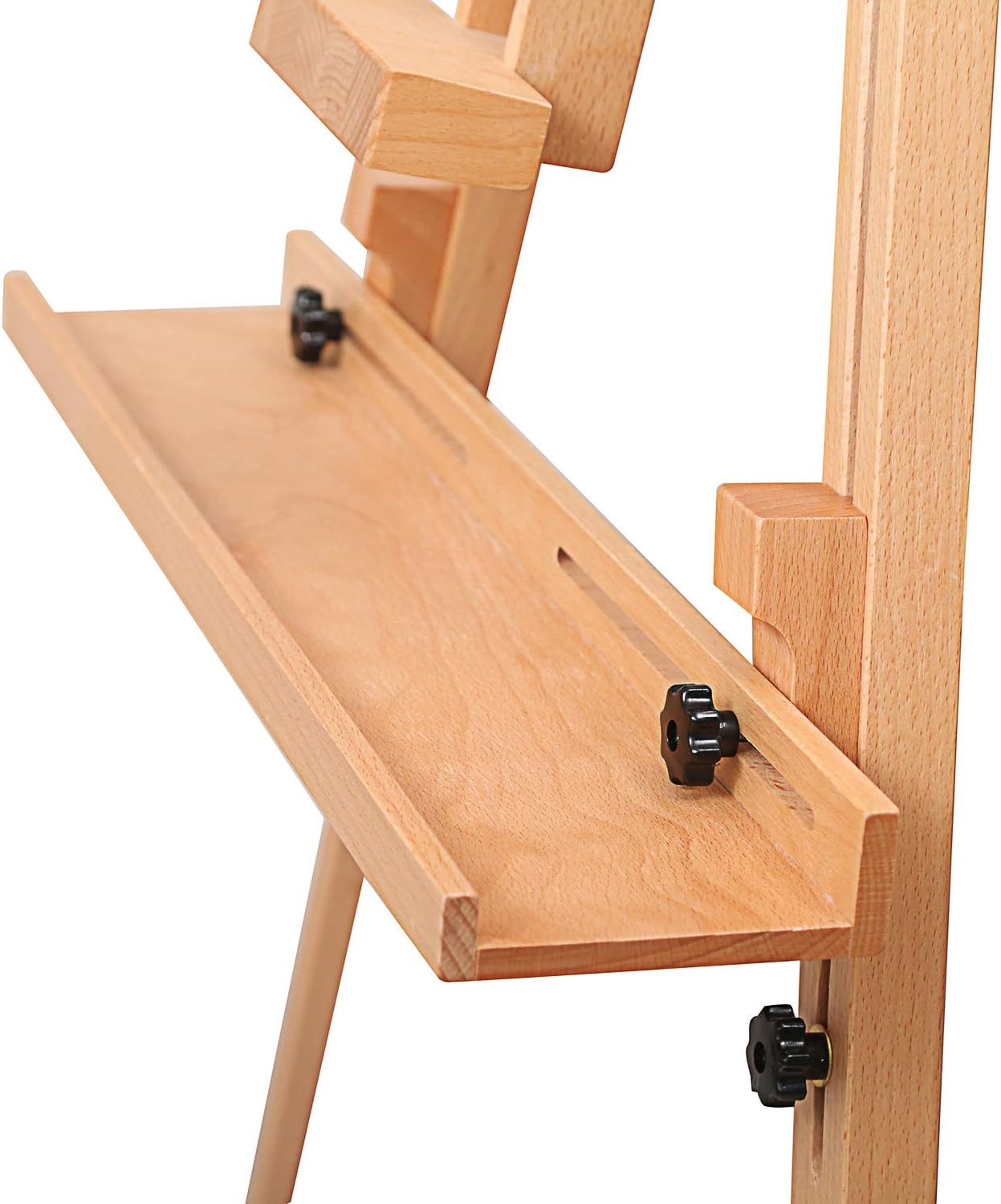 MEEDEN Tripod Field Painting Easel, Universal Tripod Easel Adjustable Portable Painting Easel Stand Beech Wood Artist Easel - Image 4