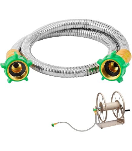 Liberty Garden Products 702-2: Tubo Di Ricambio Per Avvolgitubo Da Giardino, Gomma, 2,1 M, Nero - 2