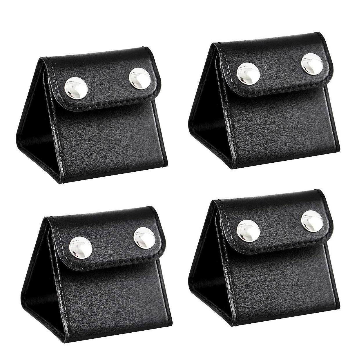 PU Leather Seatbelt Locking Clips Comfort Universal Auto Shoulder Neck