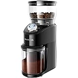 SHARDOR Conical Burr Coffee Grinder, Electric Adjustable Burr Mill with 14 Precise Grind Setting for 2-12 Cup, Black