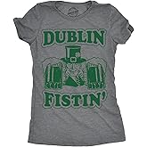 Womens Funny St Patricks Day T Shirts for Girls Cute Tees for Saint Patricks Day