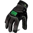 Ironclad EXO Pro Water Resistant; Work Gloves, (1 Pair), EXO2-MWR-04-L, Black/Grey