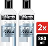 TRESemmé Pro Pure Airlight Volume Shampoo Conditioner 2x380ml Sulfate Silicone view 2