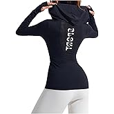 SweatyRocks Women's Long Sleeve Workout Slim Fit Shirt Breathable Lightweight Athletic Hoodies Sports Top