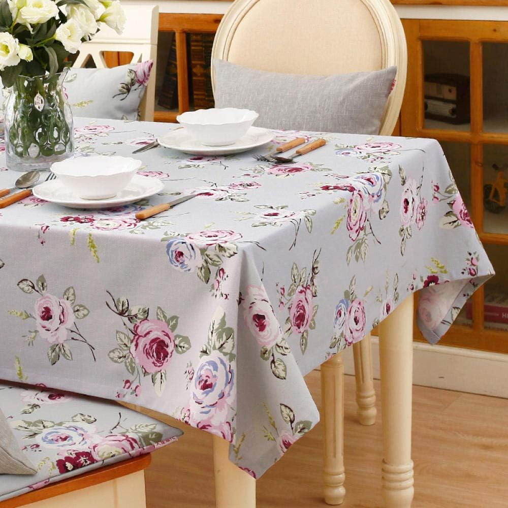 Creek Ywh Fabric Tablecloths Table Runners Cloth Napkins American Tablecloth Rectangular Table Cloth Fabric Cotton Small Fresh Cartoon Garden Floral Table Cloth Cloth Cloth Tablecloth@Bulgarian R