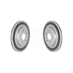 Genius Rear Coated Disc Brake Rotors Pair
