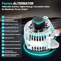 Farrme 11254 Car Alternators 140Amp Fit for