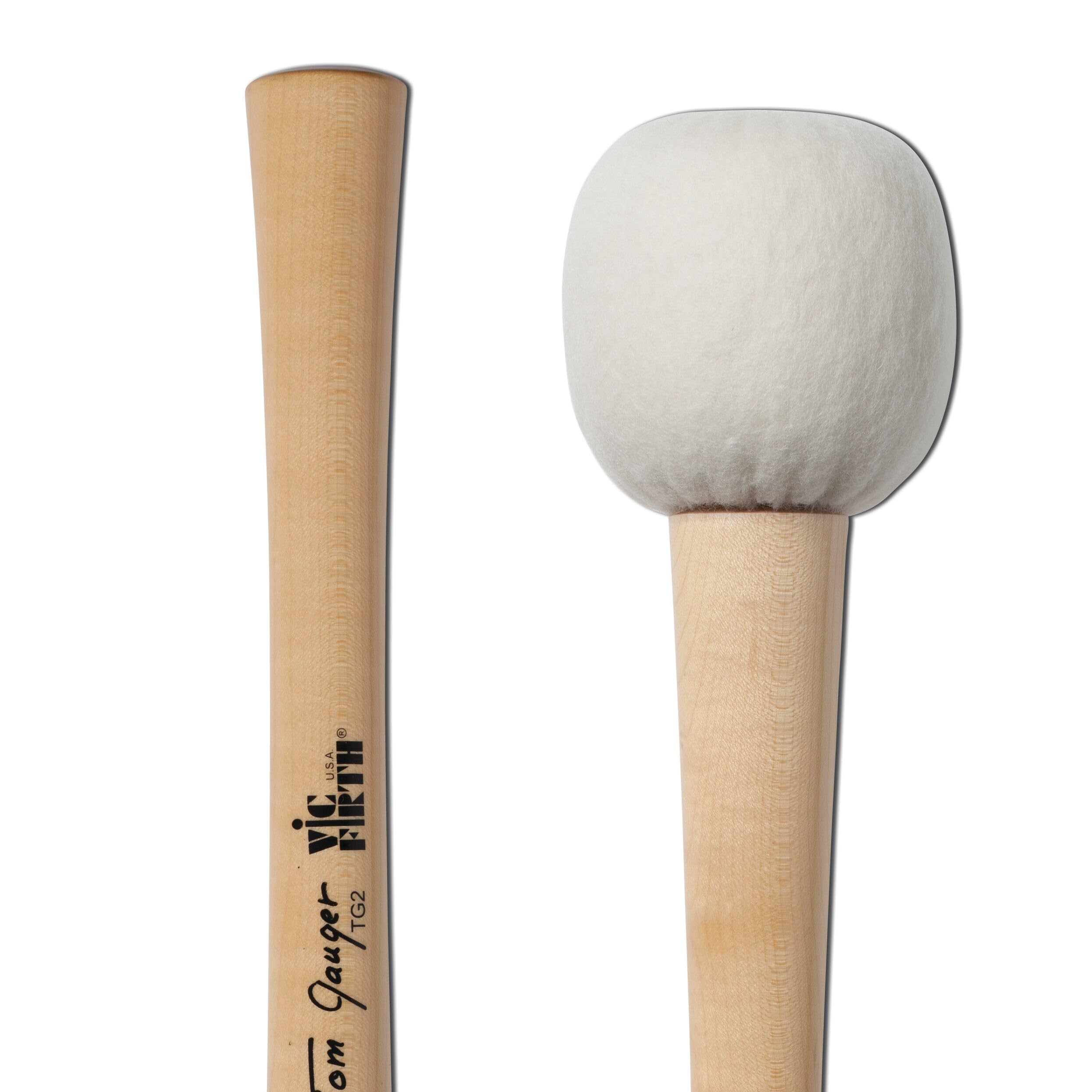 Vic FIrth - Symphonic Collection Signature Series Bass Drum Beaters - Tom Gauger - TG02 - Legato — image 1