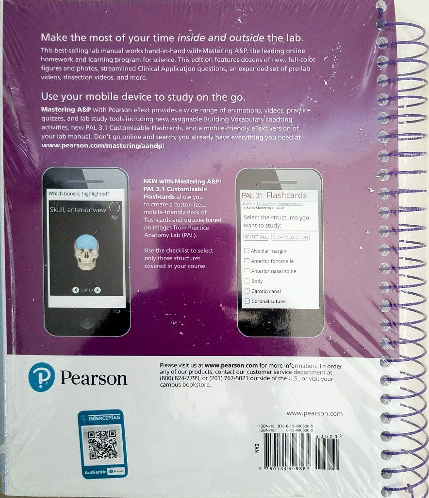 Human Anatomy & Physiology Laboratory Manual, Fetal Pig Version