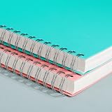 EMSHOI A4 Notebook 300 Pages 150 Sheets 100gsm Waterproof Softcover LightBlue view 5