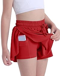 KEREDA Girls Flowy Shorts,Butterfly Shorts for Teen