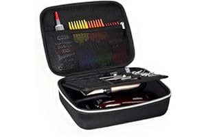 ProCase Barber Case Travel Carrying Clipper Case for Hair Clippers, Hair Cutting Supplies Holder Trimmer Organizer Storage Ba