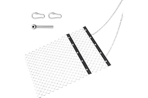 CHEINAUTO Heavy Duty Steel Driveway Drag, 74inch Drag Harrow with 2 Adjustable Driveway Drag Grader for ATVs, UTVs, Garden Lawn Tractors