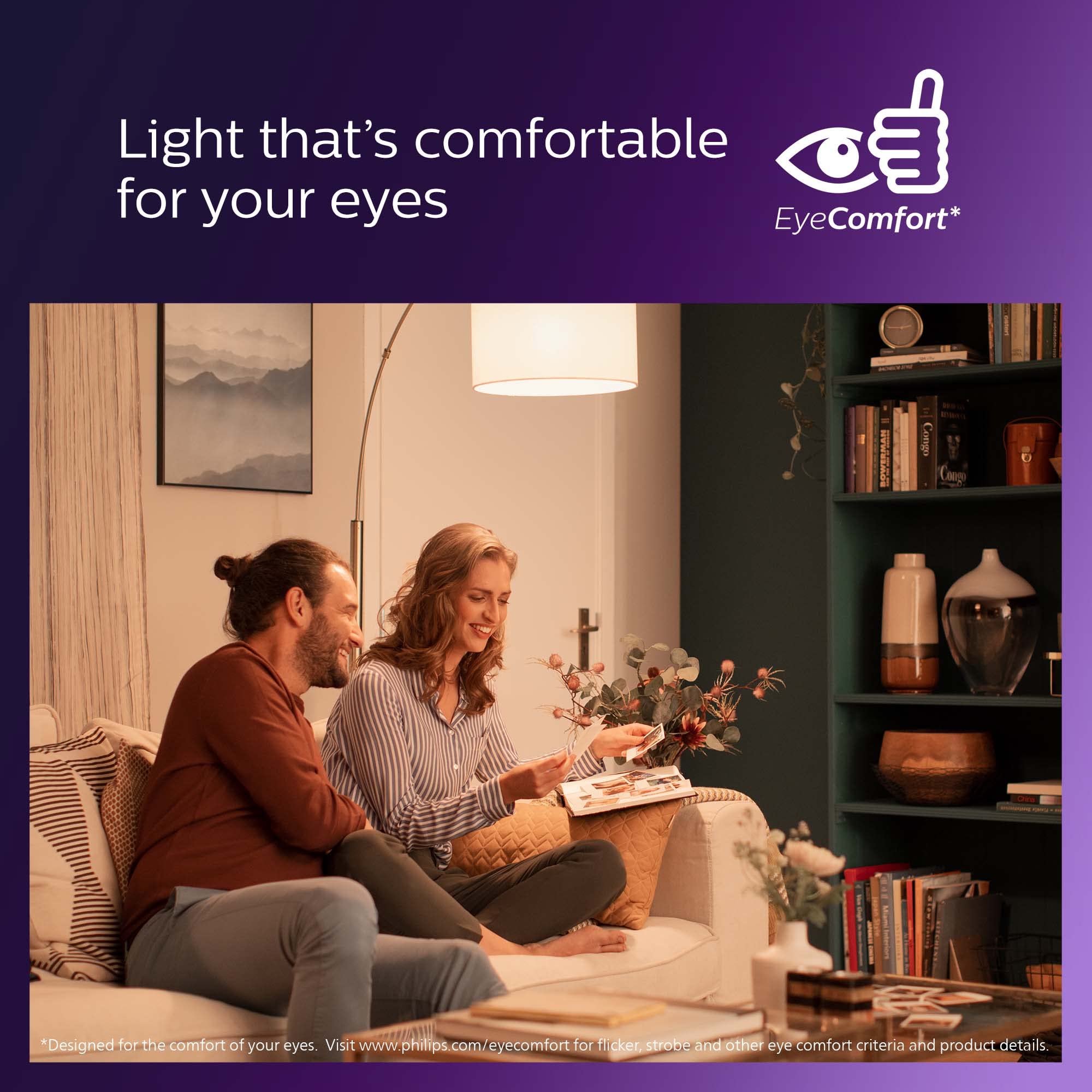 PHILIPS LED Flicker-Free Clear Dimmable A21 Light Bulb - EyeComfort Technology - 1600 Lumen – Soft White (2700K) – 13.5W=100W - E26 Base - Title 20 Certified - Ultra Definition - Indoor - 2-Pack