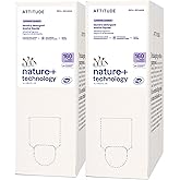 ATTITUDE Liquid Laundry Detergent Refill, EWG Verified, HE Compatible, Plant-Based & Vegan, Natural Laundry Soap, Lavender Scent, 160 Loads, 135.26 Fl Oz (Pack of 2)
