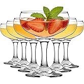 YFXREIL Set of 6 Margarita Martini Glasses, 5.07oz Cocktail Glasses, Mini Drinkware Set for Martinis Cocktails and Mixed Drinks