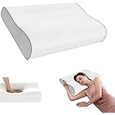 Phent zari Cervical Pillow for Neck Pain Relief, Memory Foam Pillow, Ergonomic Adjustable Contour Bed Pillow for Side, Back & Stomach Sleepers (1, 22 * 13.7inch)
