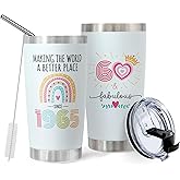 DLOCCOLD 60th Birthday Gifts For Women Tumbler 20oz- 1965 60th Cool Birthday Gifts for 60 Year Old Woman/Her/Mom/Grandma,60 Fabulous Gift, Birthday Decorations for Woman Turning 60 Year Old Present