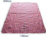 Armo Extra Large Tartan Picnic Blanket Waterproof 200x150cm Red view 2