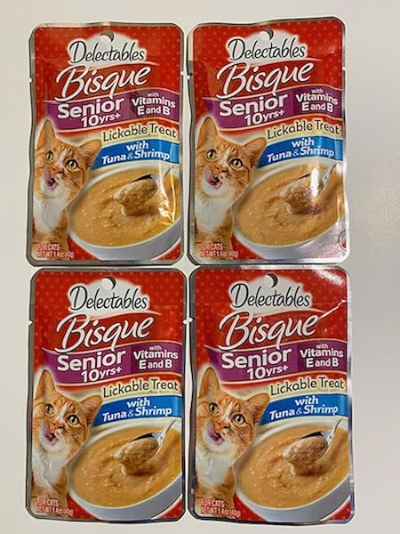 DELECTABLES BISQUE SENIOR 10 YRS+ WITH VITAMINS E...