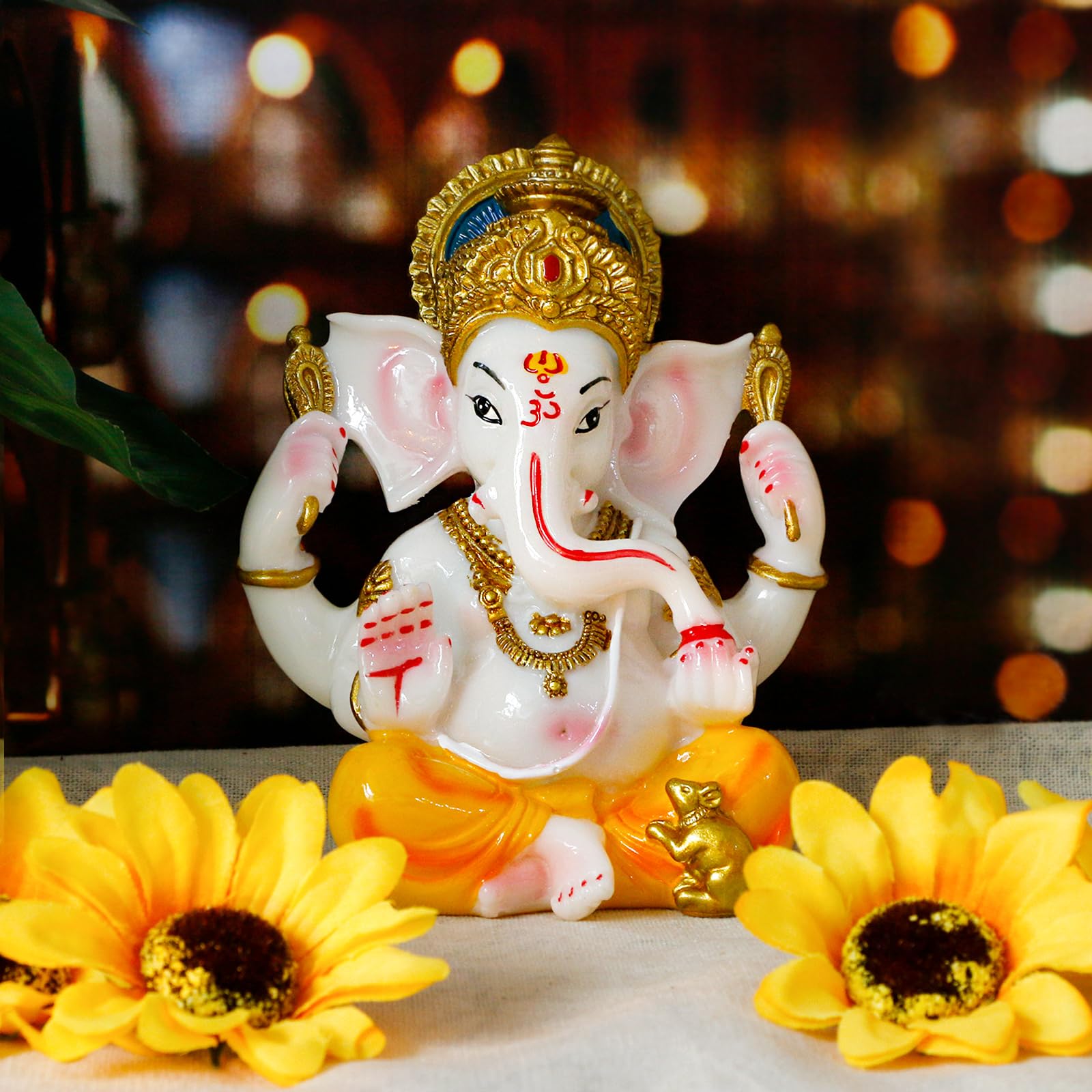 5 H Hindu God Ganesh Idol for Diwali Gifts Meditation Yoga