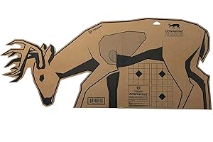 Triumph Systems Downwind Big Buck Cardboard Target 3 Targets 40 x 17.5 Inches Deer Vitals Deer Archery Targets Hunting Accessories