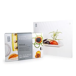 Molecule-R - Molecular Gastronomy Starter Kit + FREE Recipe Book - Spherification Kit - CUISINE R-EVOLUTION