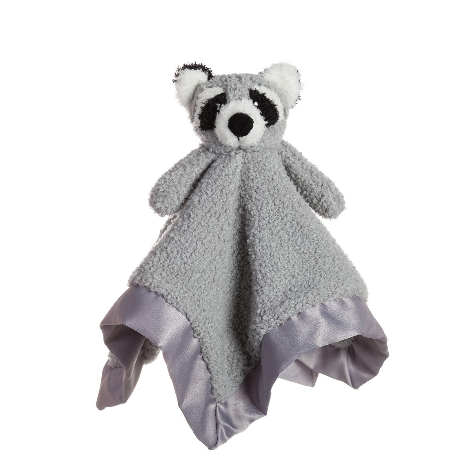Apricot Lamb Stuffed Animals Raccoon Security Blanket Infant Nursery Character Blanket Luxury Snuggler Plush Lovey for Newborn Baby Doll Blanket(Raccoon, 14 Inches)