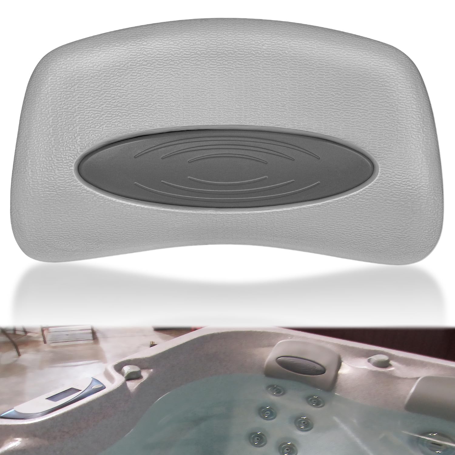 Photo 1 of Cover Valet Chevron Spa Pillow with Insert 6472-960, Fit for Sundance 850 and 880 Series Spa(2001-2008) (1-Pack)