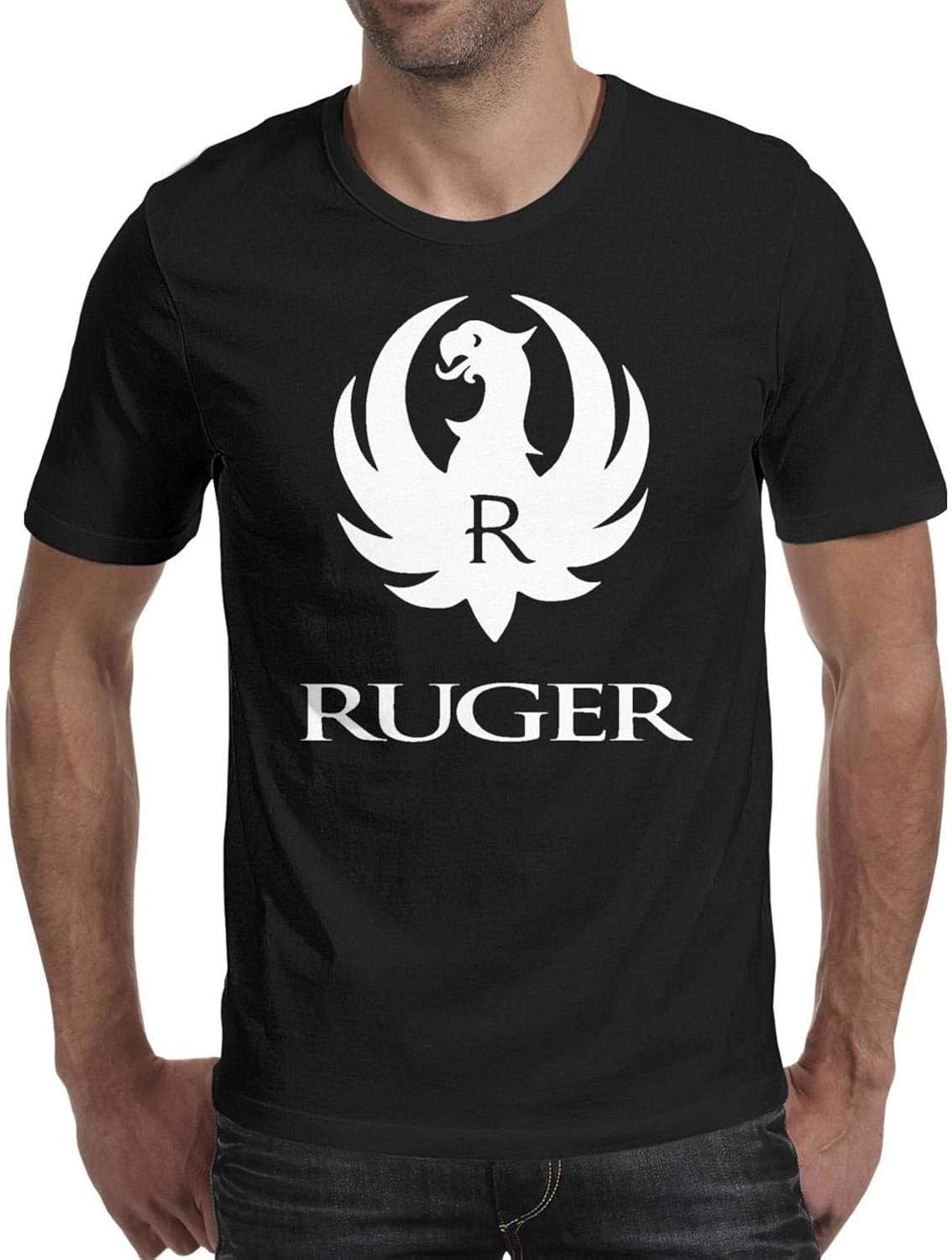 RugerLogo menâ€s t ShirtsCottonBasic tShirt Amazon.ca Clothing