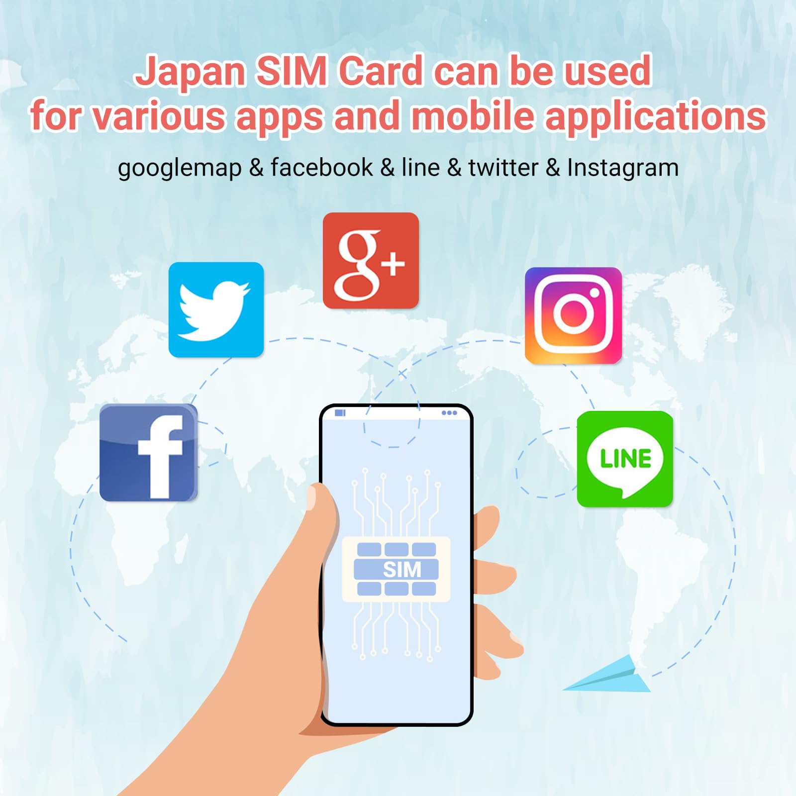 Japan SIM Card 15 Days 3GB– Easy Activation & 24/7 Whatsapp Support, 4G High-Speed Communication, Supports Google, Instagram, and Twitter..., 3 in 1 Prepaid SIM Card for Unlocked Phones
