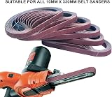 STEBRUAM Sanding Belts 10x330 mm 30 Pcs 40/60/80/120/180/240 Mix view 6