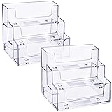TecUnite 2 Pieces Business Card Holder for Desk 3