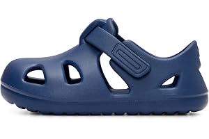 Ten Little Splash Sandals for Toddlers, Kids & Baby - APMA-Approved, Closed Toe, Adjustable Toddler Sandals for Boys & Girls - Flexible EVA, Lightweight, Quick Drying Water Shoes for Kids
