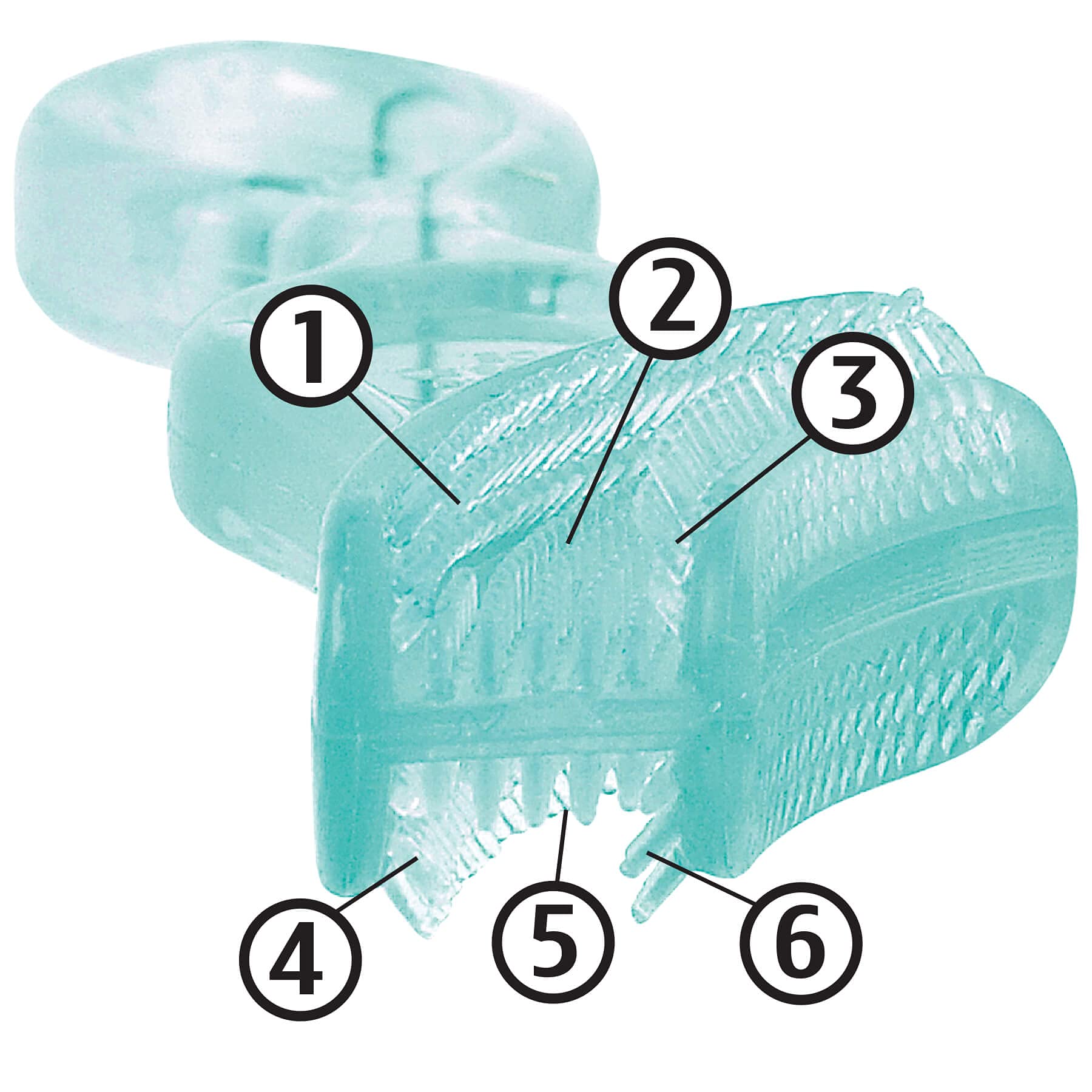 Brilliant Oral Care Baby’s First Toothbrush, Smooth Silicone Bristles Gently Clean Tender Teeth and Gums, for Ages 4+ Months, Blue + Clear, 2 Pack