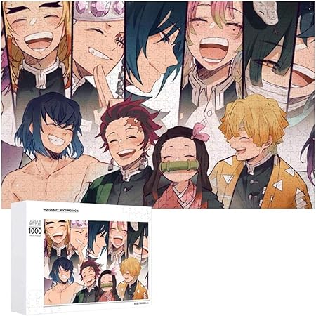 Amazon 鬼滅の刃 木製パズル 人気アニメ ジグソー ジグソーパズル 漫画のテーマピース ジグソーパズル 500ピース 1000ピース 大人用 子供用 木製 チャレンジングファミリーゲーム ジグソーパズル アニメ アニメ 萌えグッズ 木製のパズル 誕生日 クリスマス 3 1000 Pcs