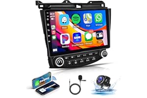 2+64G for Honda Accord 2003-2007 Car Radio with Wireless Carplay/Android Auto,Android Car Stereo 10.1 Inch Touch Screen GPS,2