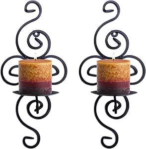 Amazon Com Candelabro Para Colgar En Pared Elegantes Portavelas