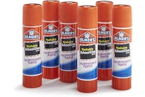 SANDHILL TOOLS Elmers Washable Disappearing School Glue Sticks, 0.21 Purple Glue Stick (6 Pack)