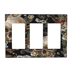 Halloween Skull Gothic Vintage Mushroom Floral 3