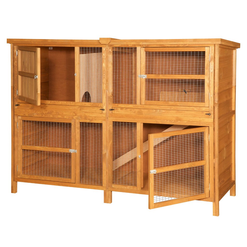6ft double hutch