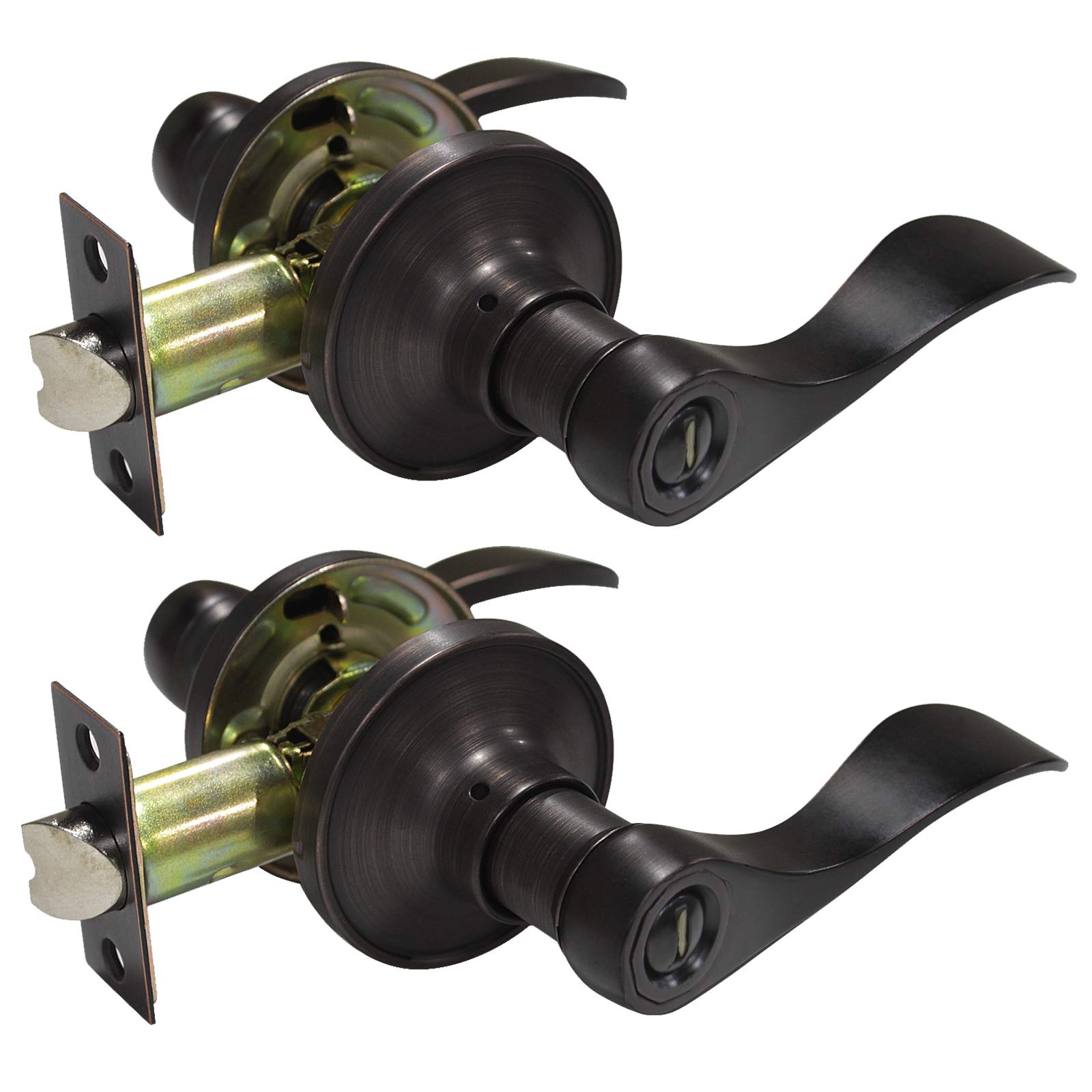 Gobrico 2 Pack Privacy Door Locks Levers for
