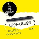 Online Double-Sided Black Ink Cartridges Universal Fountain Pens 5 Refills view 2