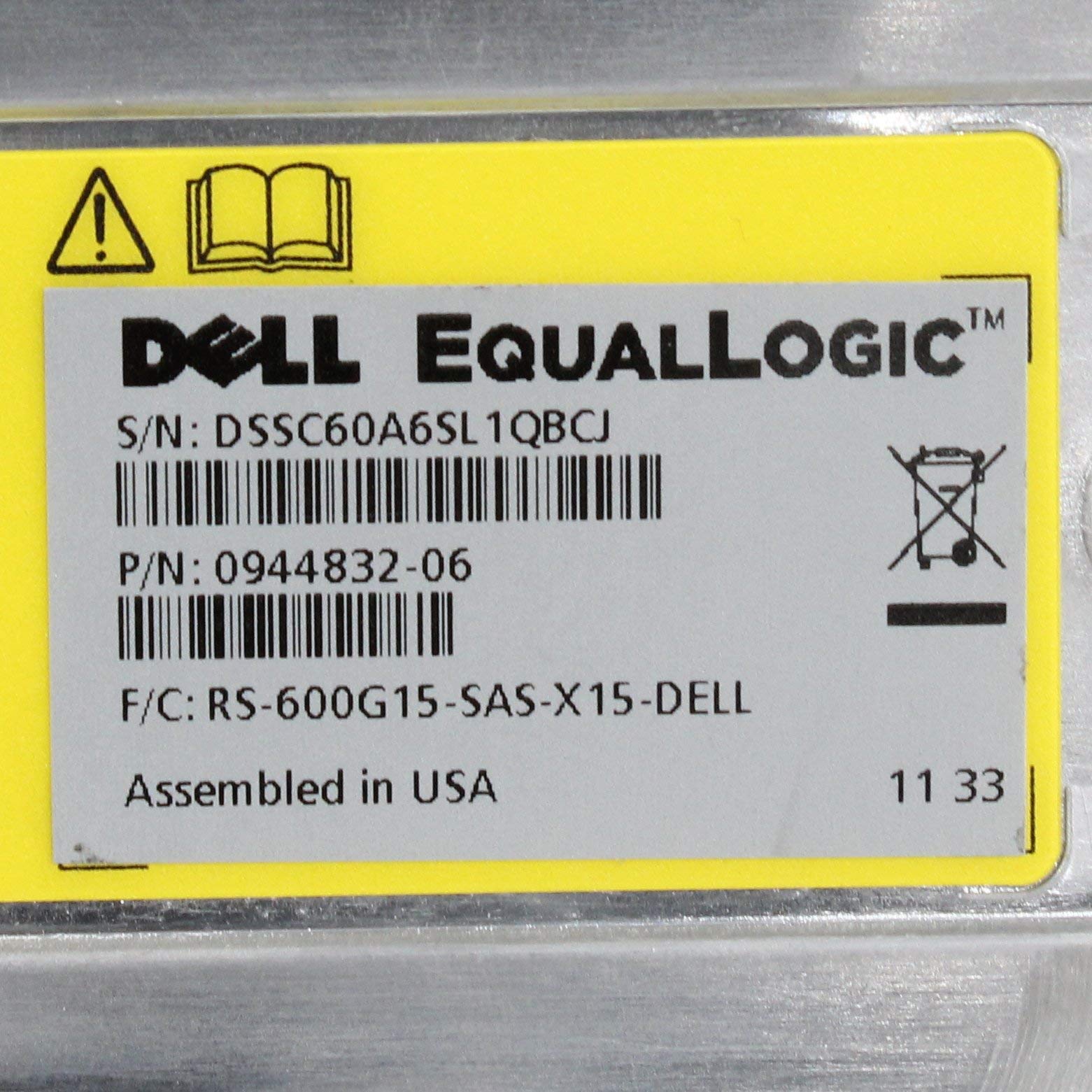 Dell Equallogic 600GB 15K SAS 3.5in 0VX8J ST3600057SS PS6000 PS4000 PS5000 PS6010 (Renewed)